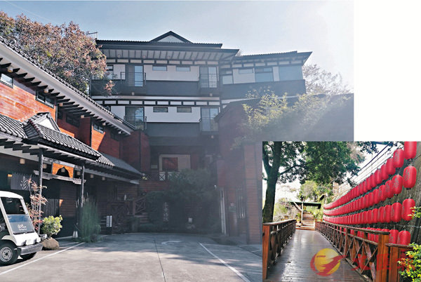 湯悅溫泉會館完全是日式風格設計。