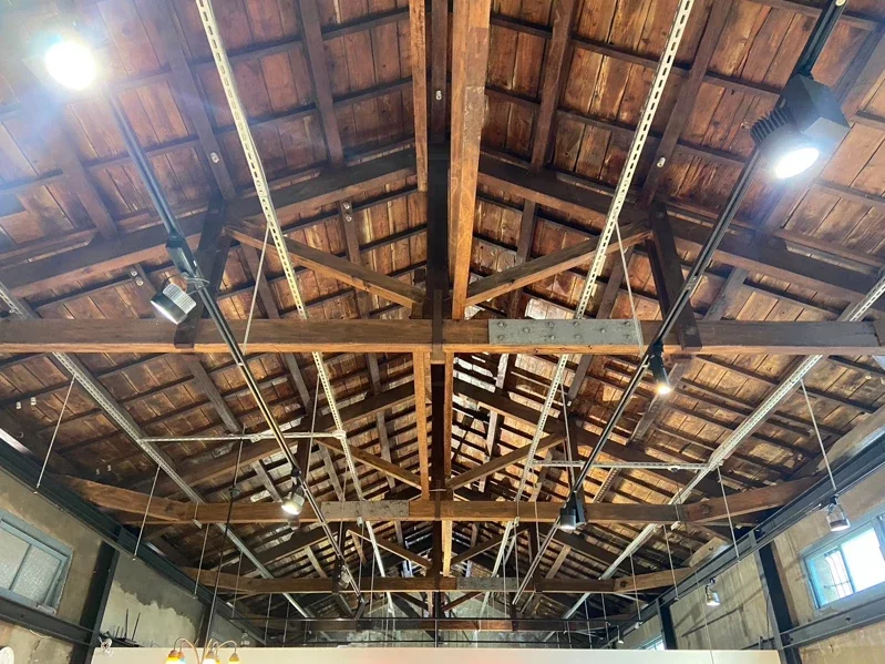 Roof of the No. 2 Warehouse at Zhunan Railway Station