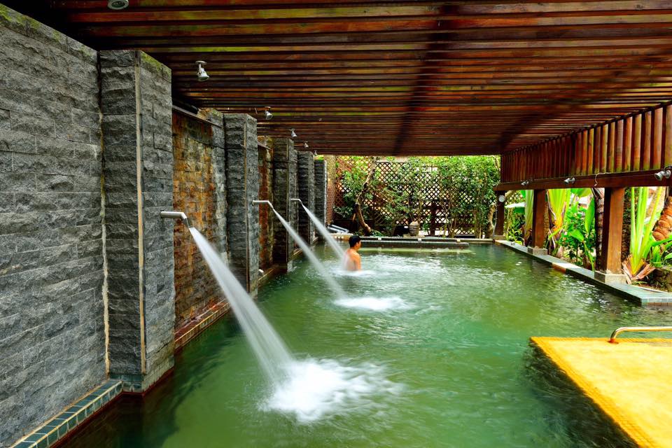 Comforting hot spring baths